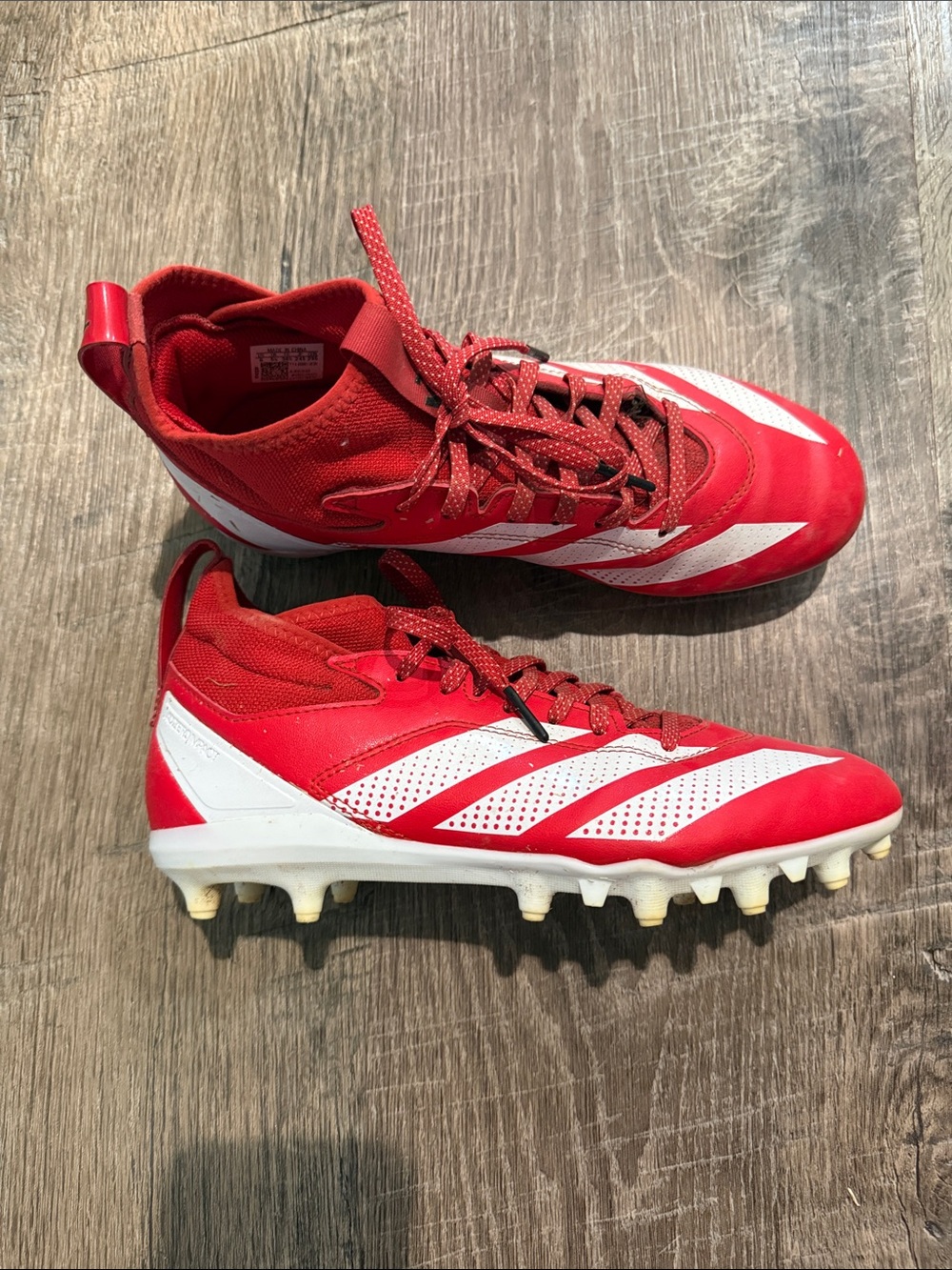 Youth Patrick Mahomes Red Football Cleats